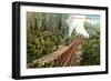 Dollarhide Trestle and Train-null-Framed Art Print