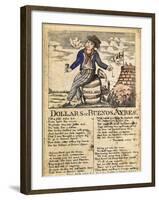 Dollars of Buenos Aires, 1819-null-Framed Giclee Print