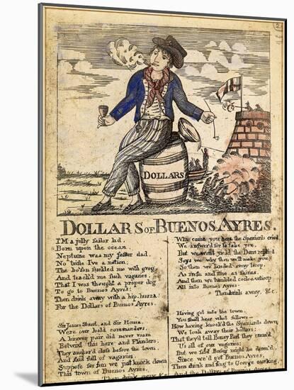 Dollars of Buenos Aires, 1819-null-Mounted Giclee Print