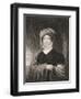 Dolley Madison after a Drawing of the Original by James Herring-Joseph Wood-Framed Giclee Print