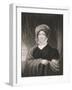 Dolley Madison after a Drawing of the Original by James Herring-Joseph Wood-Framed Giclee Print