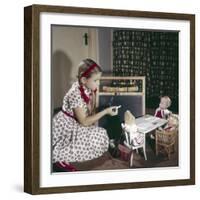 Dolls at School-null-Framed Photographic Print