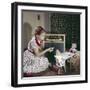 Dolls at School-null-Framed Photographic Print