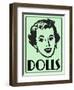 Dolls Green-Retroplanet-Framed Giclee Print