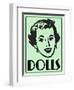 Dolls Green-Retroplanet-Framed Giclee Print