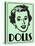 Dolls Green-Retroplanet-Stretched Canvas