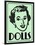 Dolls Green-Retroplanet-Framed Giclee Print