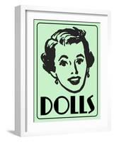 Dolls Green-Retroplanet-Framed Giclee Print