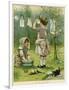 Dolls' Laundry C1890-null-Framed Photographic Print