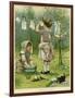 Dolls' Laundry C1890-null-Framed Photographic Print