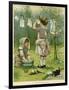 Dolls' Laundry C1890-null-Framed Photographic Print