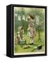 Dolls' Laundry C1890-null-Framed Stretched Canvas