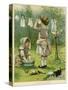 Dolls' Laundry C1890-null-Stretched Canvas