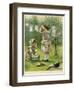 Dolls' Laundry C1890-null-Framed Photographic Print