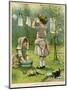 Dolls' Laundry C1890-null-Mounted Photographic Print