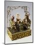 Dolls' Tea Party, Music Box, Germany, Late 19th Century-null-Mounted Giclee Print