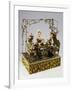 Dolls' Tea Party, Music Box, Germany, Late 19th Century-null-Framed Giclee Print