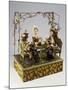 Dolls' Tea Party, Music Box, Germany, Late 19th Century-null-Mounted Giclee Print