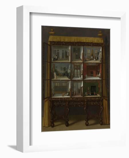 Dollshouse of Petronella Oortman, c.1710-Jacob Appel-Framed Premium Giclee Print