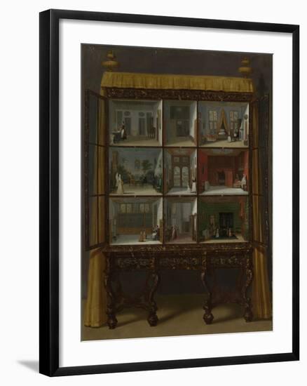 Dollshouse of Petronella Oortman, c.1710-Jacob Appel-Framed Giclee Print