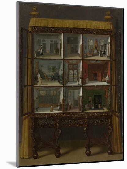 Dollshouse of Petronella Oortman, c.1710-Jacob Appel-Mounted Giclee Print