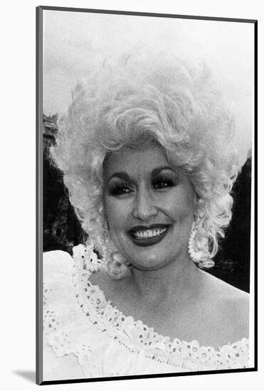 Dolly Parton American Country Singer and Actress May 1983-null-Mounted Photographic Print