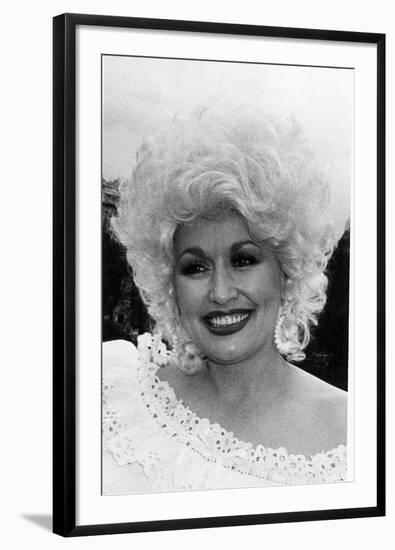 Dolly Parton American Country Singer and Actress May 1983-null-Framed Photographic Print