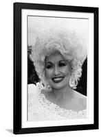 Dolly Parton American Country Singer and Actress May 1983-null-Framed Photographic Print