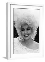 Dolly Parton American Country Singer and Actress May 1983-null-Framed Photographic Print