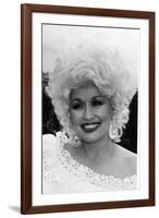 Dolly Parton American Country Singer and Actress May 1983-null-Framed Photographic Print