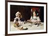 Dolly's Portrait, (Oil on Canvas)-Carlton Alfred Smith-Framed Giclee Print