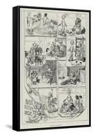 Dolly's Revenge-George Cruikshank-Framed Stretched Canvas