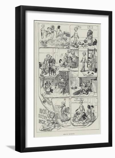 Dolly's Revenge-George Cruikshank-Framed Premium Giclee Print