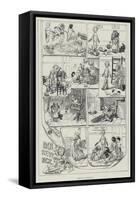 Dolly's Revenge-George Cruikshank-Framed Stretched Canvas