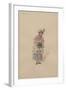 Dolly Varden, C.1920s-Joseph Clayton Clarke-Framed Giclee Print