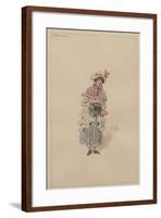 Dolly Varden, C.1920s-Joseph Clayton Clarke-Framed Giclee Print