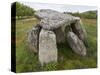 Dolmen Anta do Sobral in the Alentejo, Marvao. Portugal-Martin Zwick-Stretched Canvas