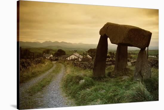 Dolmen in Irish Countryside-Richard T. Nowitz-Stretched Canvas