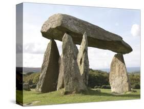 Dolmen, Neolithic Burial Chamber 4500 Years Old, Pentre Ifan, Pembrokeshire, Wales-Sheila Terry-Stretched Canvas