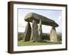 Dolmen, Neolithic Burial Chamber 4500 Years Old, Pentre Ifan, Pembrokeshire, Wales-Sheila Terry-Framed Photographic Print