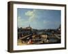 Dolo on the Brenta-Canaletto-Framed Giclee Print