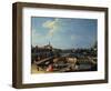 Dolo on the Brenta-Canaletto-Framed Giclee Print