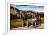 Dolomiten Veneto, Schloss Andraz, Pordoistraße, Auto-null-Framed Giclee Print