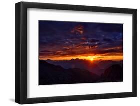 Dolomites at Sunrise-Stefan Sassenrath-Framed Photographic Print