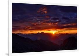 Dolomites at Sunrise-Stefan Sassenrath-Framed Photographic Print