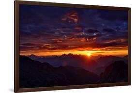 Dolomites at Sunrise-Stefan Sassenrath-Framed Photographic Print