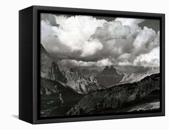 Dolomites Cortina St. Moritz Italy-null-Framed Stretched Canvas