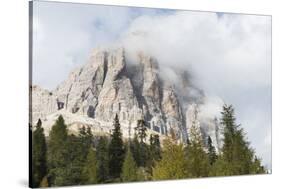 Dolomites, Italy, Region of Cortina Falzarego, Tofana-Frank Fleischmann-Stretched Canvas