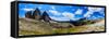 Dolomites, Italy - Tre Cime Di Lavaredo  Drei Zinnen (Unesco Natural World Heritage in Italy) Pano-Gorilla-Framed Stretched Canvas