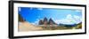 Dolomites, Italy - Tre Cime Di Lavaredo  Drei Zinnen (Unesco Natural World Heritage in Italy) Pano-Gorilla-Framed Photographic Print